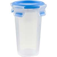 Emsa Emsa CLIP & CLOSE ételtároló edény 0,35 literes, csésze átlátszó/kék, kerek, Ø 9,2 cm