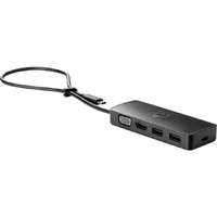 HP HP USB-C utazási hub G2, dokkoló állomás fekete, USB-A, HDMI, VGA