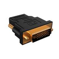 ICY BOX ICY BOX DVI-D (24+1) > HDMI adapter IB-AC552 fekete, kétirányú video adapter