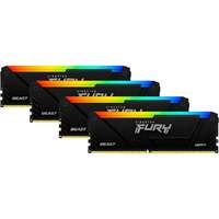 Kingston FURY Kingston FURY DIMM 32 GB DDR4-2666 (4x 8 GB) quad Kit, fekete RAM