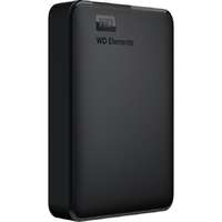 WD WD Elements Portable 4 TB, fekete külső merevlemez, Micro-USB-B 3.2 Gen 1 (5 Gbit/s)