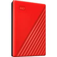 WD WD My Passport 2 TB, külső merevlemez piros, Micro-USB-B 3.2 Gen 1