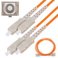 EXTRALINK Extralink SC/UPC-SC/UPC | Patchcord | Multi mode, Duplex, 50/125, 3mm, 2m