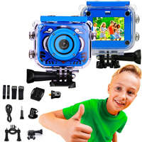 EXTRALINK Extralink Kids Camera H18 Blue | Camera | 1080P 30fps, IP68, 2.0" screen