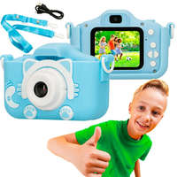 EXTRALINK Extralink Kids Camera H27 Dual Blue | Camera | 1080P 30fps, 2.0" screen