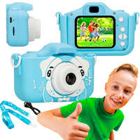 EXTRALINK Extralink Kids Camera H28 Single Blue | Camera | 1080P 30fps, 2.0" screen