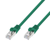 EXTRALINK LAN PATCHCORD CAT.7 S/FTP 0,5M 20G SHIELDED FOILED TWISTED PAIR BARE COPPER GREEN