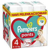 Pampers Pampers Pants 4 Maxi 9-15 kg 176 db-os kiszerelés
