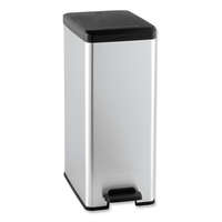 Curver Szemetes pedálos 40L Slim, fémhatású Curver