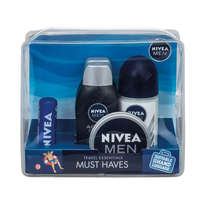 NIVEA Nivea férfi utazási csomag (repülőre - 30ml krém, stift 50ml, tusfürdő 2X50ml, ajakápoló)