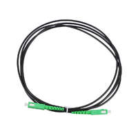 EXTRALINK Extralink SC/APC-SC/APC Black | Patchcord | Single mode, Simplex, 3mm, 2m