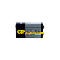 GP GP Battery (9V) SUPERCELL Zink carbon 6F22, 1604S-B, (1 battery / shrink) 9V