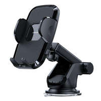 Joyroom Joyroom Car Mount Clamp Holder (Dashboard and Windshield Version) with Extendable Arm, 360 rotation, 4.7-6.9 inch, Black (JR-ZS259)