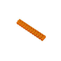  Vágható műanyag sorkapocs, narancssárga, 12 tagú, 6mm2, flexibilis