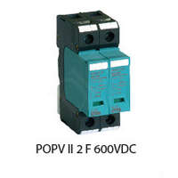  KIWA túlfeszültség levezető PO II 2 PV F 600V DC túlfeszültség levezető 15kA T2 (C) cikkszám: 82.125