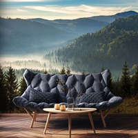 Consalnet Ködös fenyőerdő mintás fotótapéta 104x70,5cm