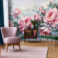 Consalnet Festett bazsarózsa mintás fotótapéta 208x146cm