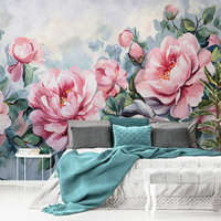 Consalnet Festett bazsarózsa mintás fotótapéta 150x105cm