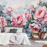 Consalnet Festett bazsarózsa mintás fotótapéta 200x140cm