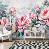 Consalnet Festett bazsarózsa mintás fotótapéta 250x175cm