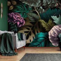 Wallvision Modern botanikus kert mintás fotótapéta 254x184cm