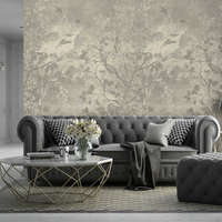 Wallvision Keleties hangulatú botanikus kert sziluett mintás fotótapéta 312x219cm