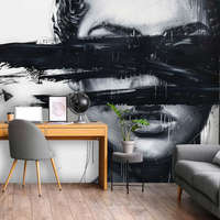 Wallvision "Rejett szépség" absztrakt női portré mintás fotótapéta 152,5x104cm