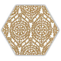  Paradyz My Way Shiny Lines Gold Hexagon Inserto A 19,8x17,1