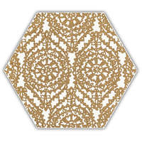Paradyz My Way Shiny Lines Gold Hexagon Inserto A 19,8x17,1