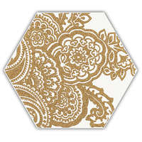 Paradyz My Way Shiny Lines Gold Hexagon Inserto B 19,8x17,1