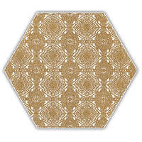 Paradyz My Way Shiny Lines Gold Hexagon Inserto E 19,8x17,1