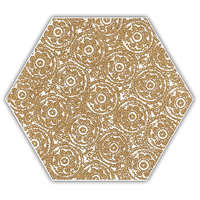  Paradyz My Way Shiny Lines Gold Hexagon Inserto F 19,8x17,1