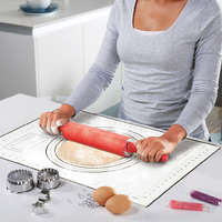 Family Szilikon nyújtólap - mérettáblázattal - 60 x 40 cm