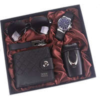 Ajándék szett férfiaknak díszdobozban - 26 x 22 x 4,5 cm - fekete