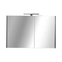 TMP TMP SHARP - FEKETE - Tükrös fürdőszobai szekrény - 100 cm