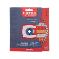 EXTOL PREMIUM EXTOL PREMIUM gyémántvágó TURBO gránit/kerámia; 150×22,2mm, max.10.200 ford/perc