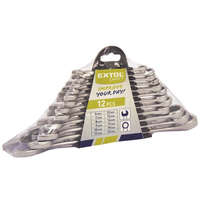 EXTOL CRAFT EXTOL CRAFT csillag-villás kulcs klt., W.S.; 12db, 6-22mm, műanyag tartóban