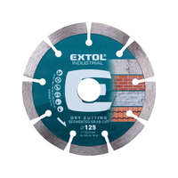 EXTOL INDUSTRIAL EXTOL INDUSTRIAL gyémántvágó, ipari korong, szegmenses; 125mm, száraz vágásra