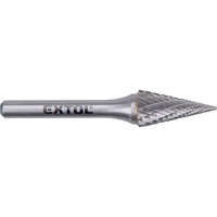 EXTOL INDUSTRIAL EXTOL INDUSTRIAL keményfém turbómaró (rotormaró), kúpos, hegyes orrú, 12×25mm átmérő/ 6mm szár, keresztfogazás