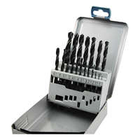 EXTOL PREMIUM EXTOL PREMIUM fémcsigafúró klt. HSS, DIN 338, fémdobozban;1,0-10,0mm, 19 db