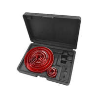 EXTOL PREMIUM EXTOL PREMIUM körkivágó klt., 17 db-os, (19-22-25-32-38-44-51- 60-67-73-82-102-127mm) műanyag, fa, gipszkarton