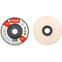 EXTOL PREMIUM EXTOL PREMIUM polírozó filc, sima korong, INOX, acél és ALU munkadarabok polírozására 125×15mm (darabáras, de csak ötösével rendelhető