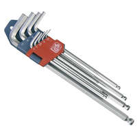 EXTOL PREMIUM EXTOL PREMIUM imbuszkulcs klt., 9db, extra hosszú; gömbfej, 9db 1,5-10mm, CV., 95-237mm
