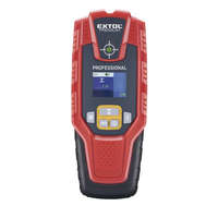 EXTOL PREMIUM EXTOL PREMIUM digitális detektor, rejtett fém (vas, réz, alu) és fa tárgyak, illetve feszültség alatti vezeték keresésére, LCD kijelző