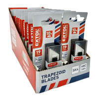 EXTOL PREMIUM EXTOL PREMIUM trapézpenge klt. 10 db, 19mm×61mm, SK4 acél, HRC >64, tripla vágóél