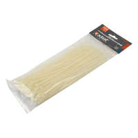 EXTOL PREMIUM EXTOL PREMIUM kábelkötegelő 2,5×100mm 100db, fehér nylon; UV-, sav- és lúgálló