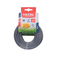 EXTOL PREMIUM EXTOL PREMIUM damil szegélynyíró géphez 2,4 mm, kör keresztmetszetű, fekete közép/dual power, 15m