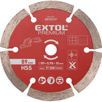 EXTOL PREMIUM EXTOL PREMIUM gyémántvágó korong, 89mm, szegmenses, a 8893022 mini körfűrészhez, csempére, járólapra