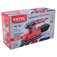 EXTOL PREMIUM EXTOL PREMIUM vibrációs csiszológép 200 W, max. 13.000 ford/perc, 93×185 mm papír