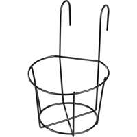 Tartó Strend Pro, akasztó, fém, virágcseréphez, korláthoz, 21x17,5x24 cm